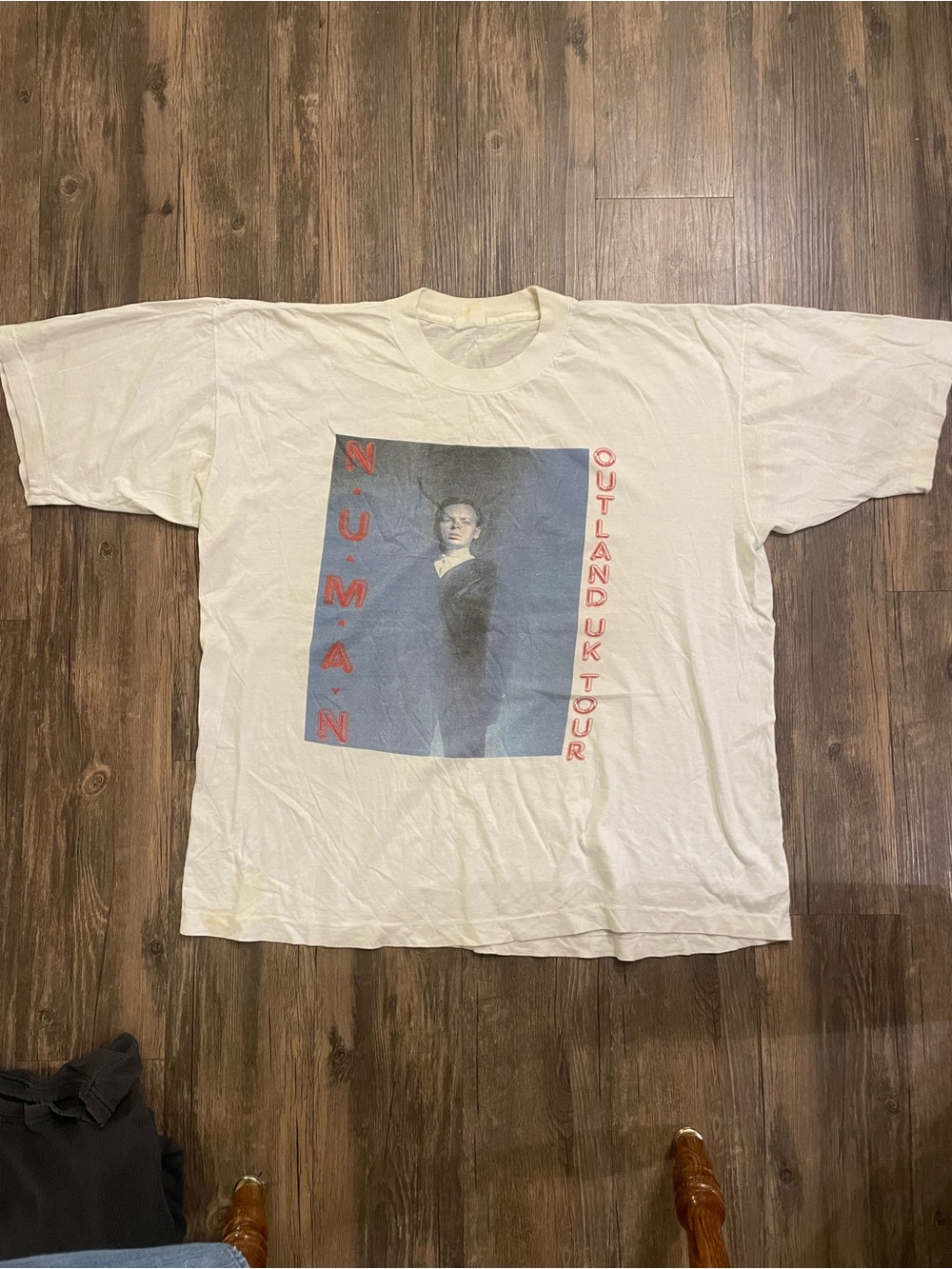 Gary Numan Outland UK Tour Graphic Tee - White